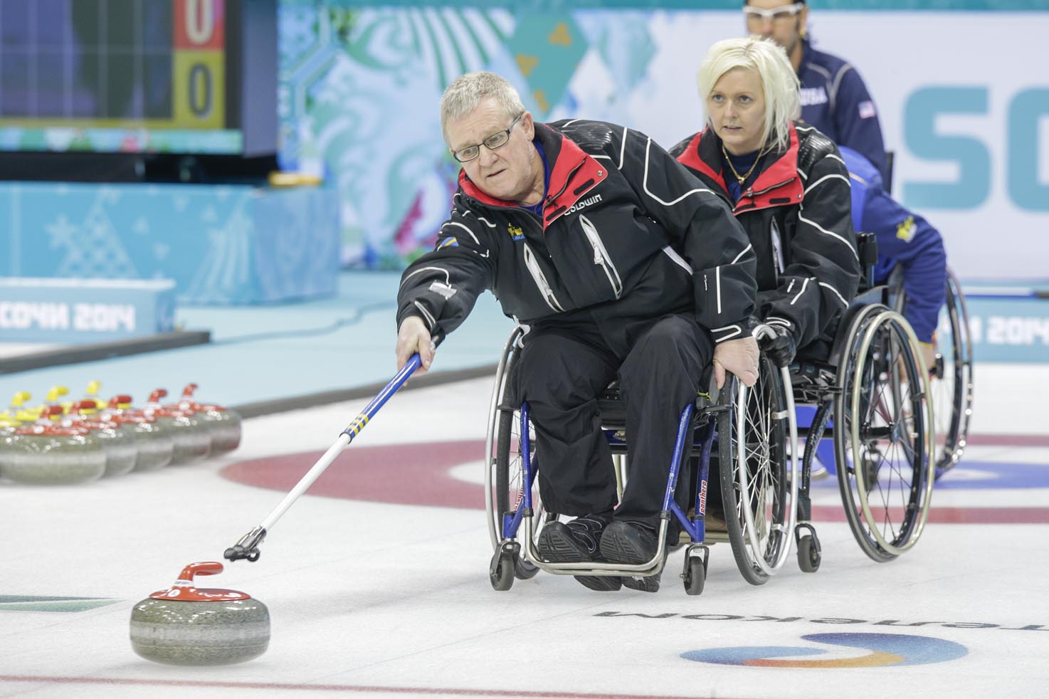 Curling en silla de ruedas